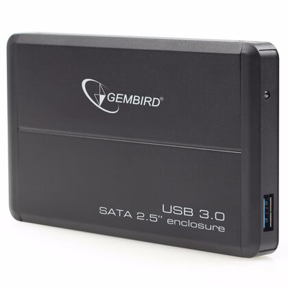 Карман для HDD 2.5": Gembird EE2-U3S-5 SATA2.5" -> USB 3.0, Черный