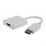 Переходник DP - HDMI 0.1м, Gembird/ Cablexpert v1.0 , белый (A-DPM-HDMIF-002-W)
