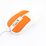 Мышь Gembird MOP-410-O оптическая, проводная, USB, офисная, soft touch, белый/ оранжевый (MOP-410-O)