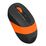 Мышь A4Tech Fstyler FG10 оптическая, беспроводная, USB, офисная, черный/ оранжевый (FG10 ORANGE)
