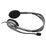Наушники накладные Logitech H111 с микрофоном, для офиса, 2 x mini jack 3.5 mm,  серебристый (981-000593)