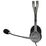 Наушники накладные Logitech H111 с микрофоном, для офиса, 2 x mini jack 3.5 mm,  серебристый (981-000593)
