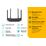Маршрутизатор: TP-Link Archer A6 (2.4+5 ГГц, 1хWAN, 5х10/ 100/ 1000 Мбит/ с, 5 ГГц 867 Мбит/ с, 2,4 ГГц 300 Мбит/ с)