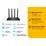 Маршрутизатор: TP-Link Archer C80 (2.4+5 ГГц, 1хWAN, 4х10/ 100 Мбит/ с, 5 ГГц 1300 Мбит/ с, 2,4 ГГц 600 Мбит/ с)