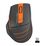 Мышь A4Tech Fstyler FG30 оптическая, беспроводная, USB, офисная, черный/ оранжевый (FG30 ORANGE)