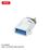 Кабель USB -XO- NB256C (OTGmicro, 0.1м, белый)
