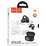 TWS наушники HOCO EA9 Clear sound, внутриканальные, микрофон, аналог AirPods 3, черный (6942007629188)