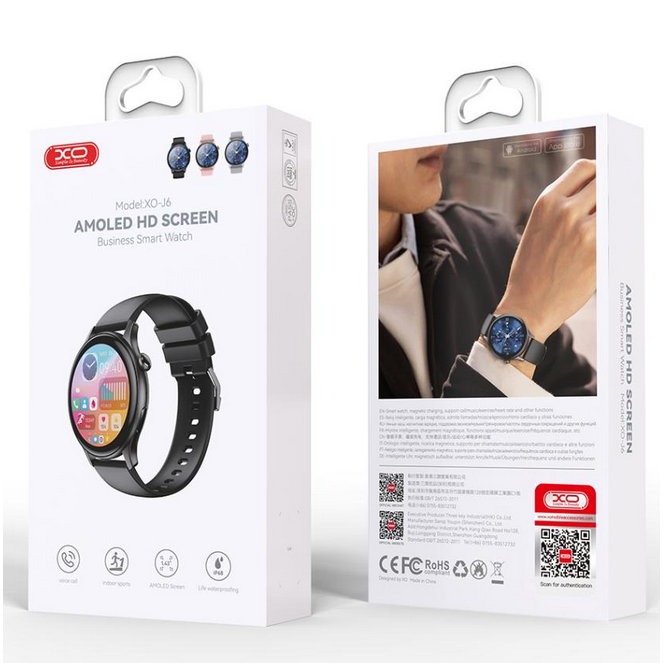 xo j6 amoled 46 mm 260 mah. 2 680