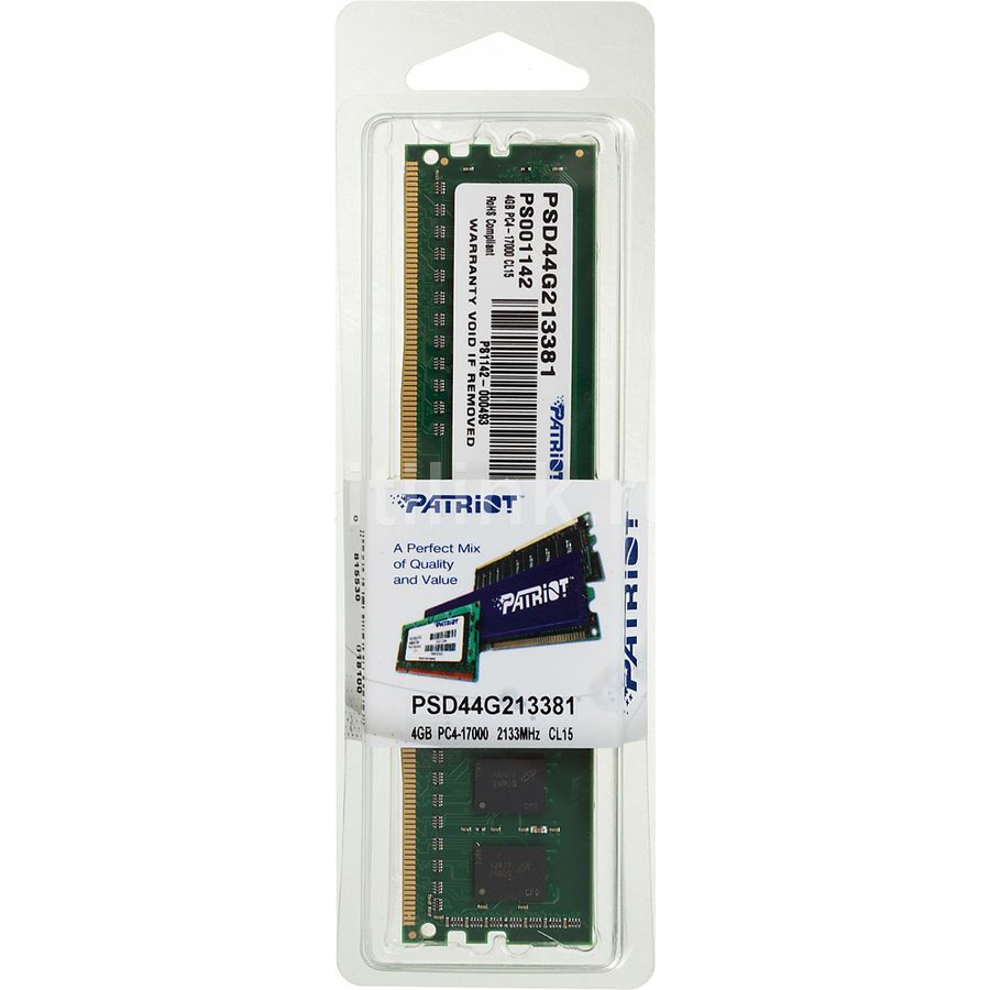ddr4 4 2133 patriot 1.2 psd44g213381 980